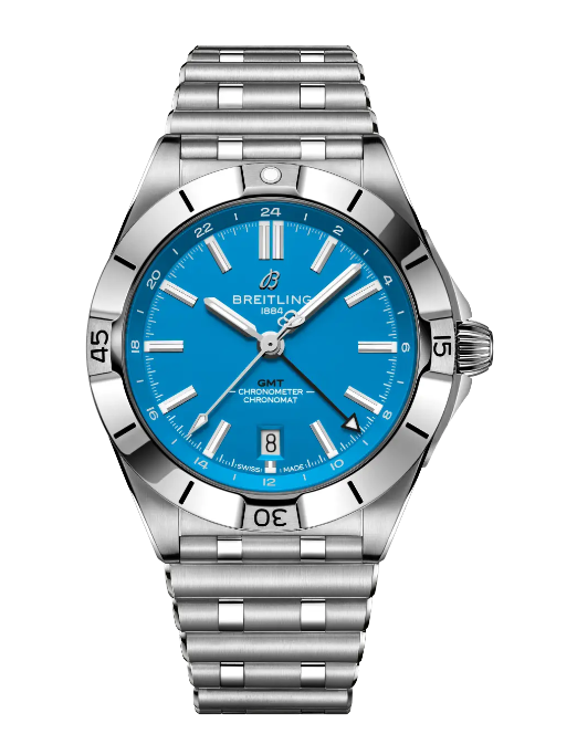 Review Breitling Chronomat Automatic GMT 40 NFL Carolina Panthers Edition Replica watch A32398E11C1A1